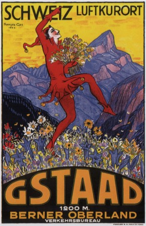 Gstaad Vintage Poster 1924